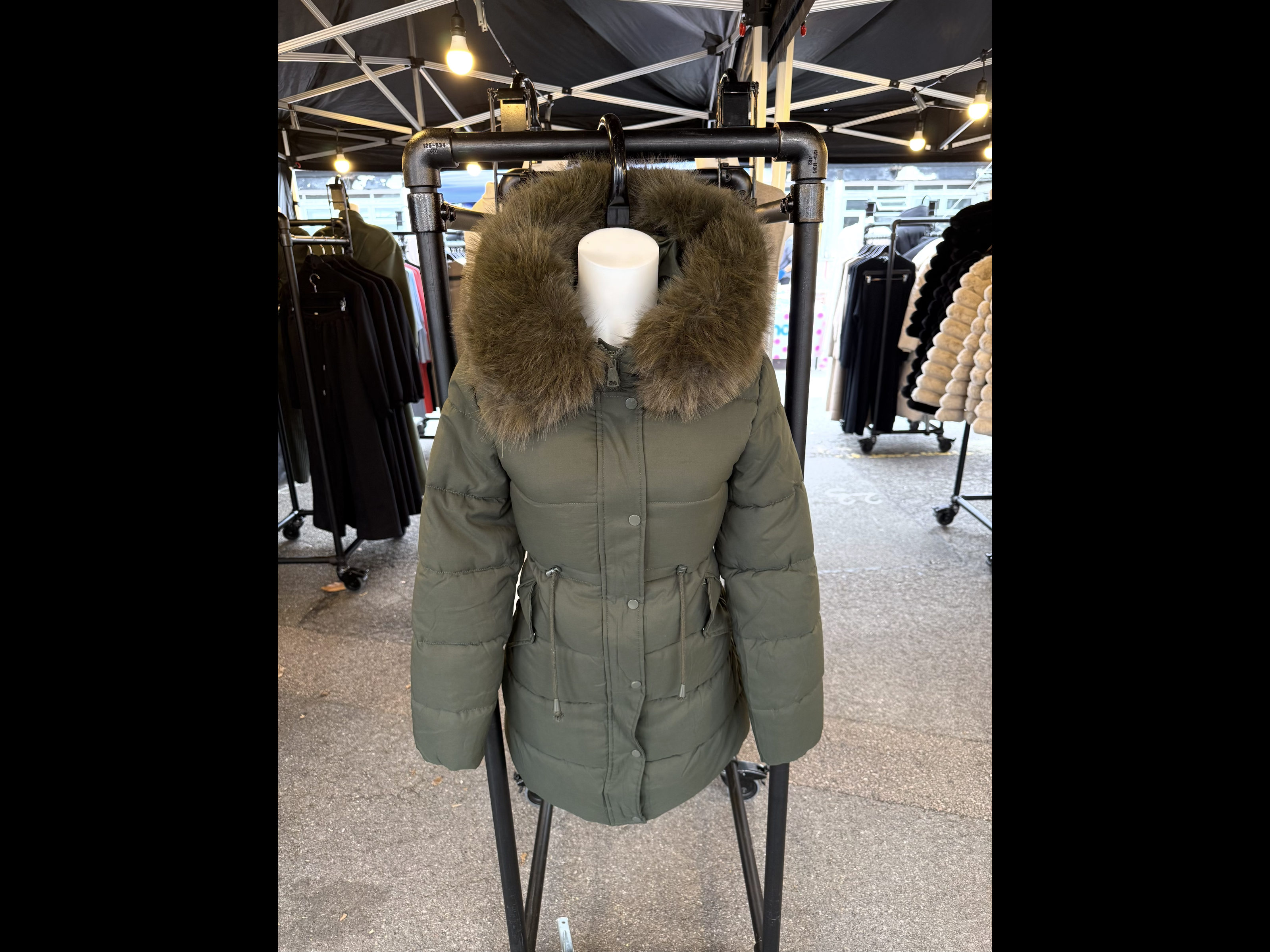 THE CHLOE COAT IN BLACK